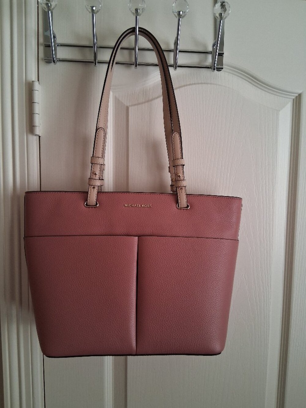 NWT Michael Kors, Rose Saffiano Leather Bedford Tote shopper, shoulder bag